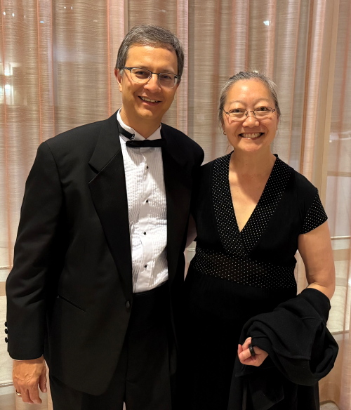 Dr. Paul Nghiem and his wife, Dr. Stephanie Lee