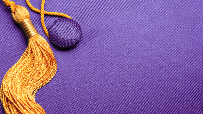 Graduation cap background