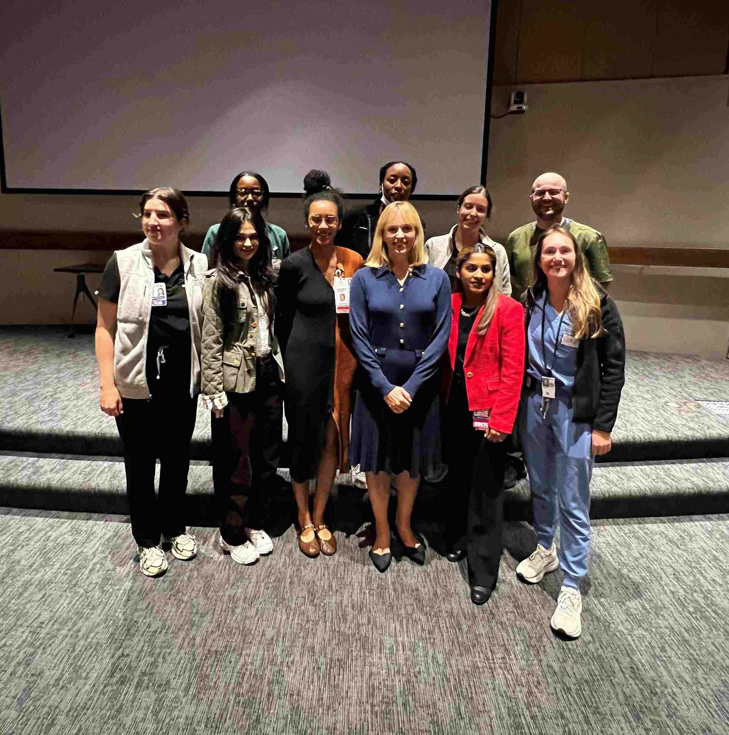 UW Dermatology residents with Dr. Scharschmidt