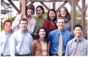 Dr. Kalus with fellow dermatology residents in 2005.