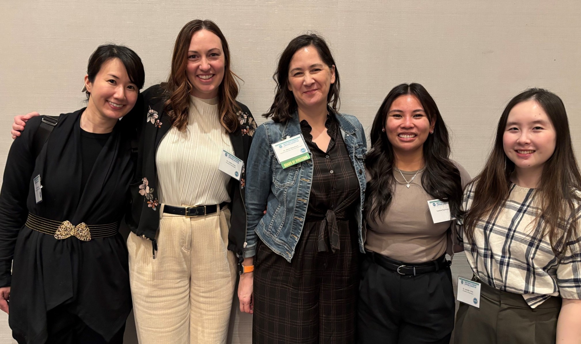 Drs. Tomoko Akaike, Caitlin Crimp, Michi Shinohara, and fellows, Caroline Raymundo and Dr. Jenny Chen
