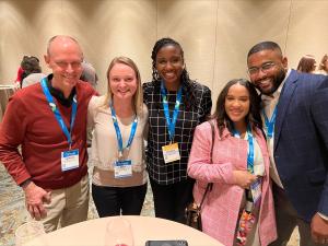 Jordan Tappero, MD, Lindsay Gunnell, MD, Linda Oyesiku, MD, Rachael Ward, MD, and partner Hobart.