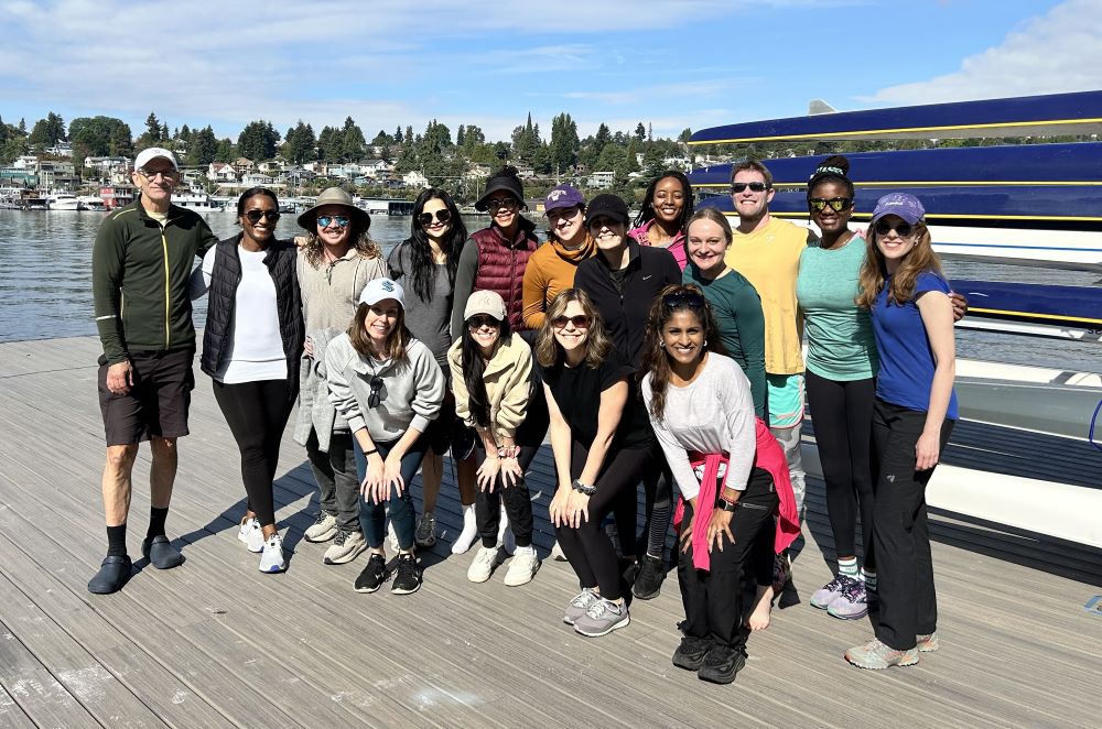 Faculty and residents hit the water for our 2024 Rowing Retreat on Lake Union.