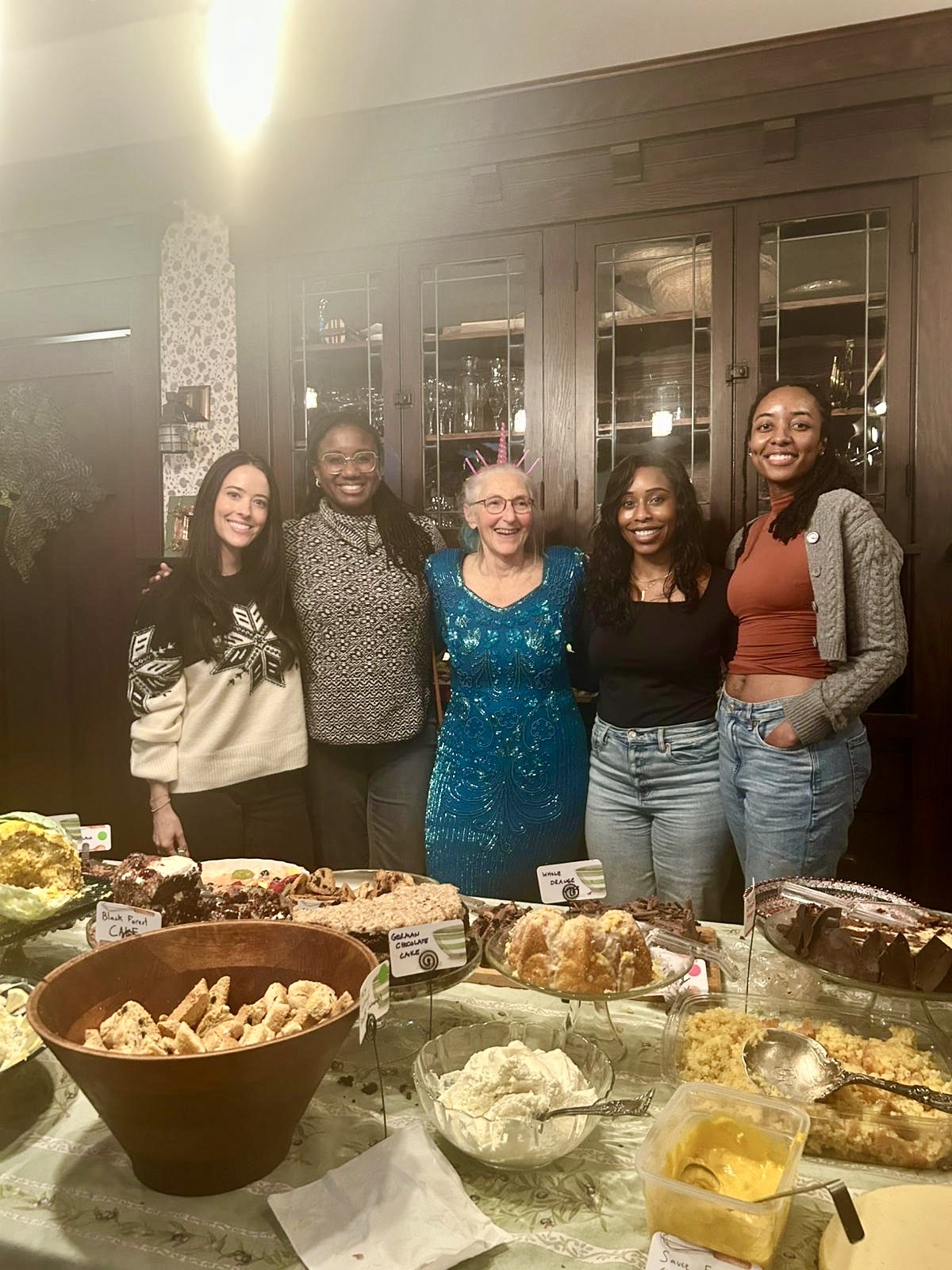 Residents at a faculty home 