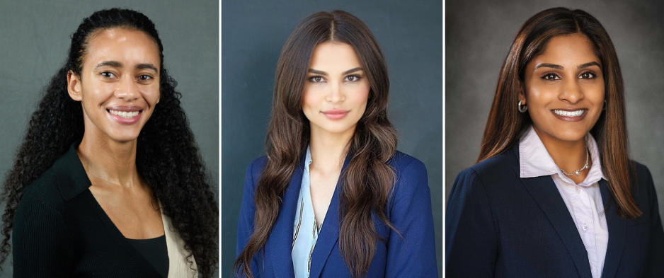 Drs. Marissa Appiah, Wenelia Baghoomian, and Pragna Naidoo