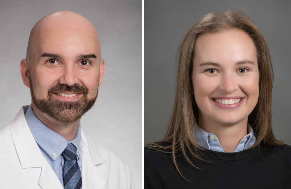 (l-r) Dr. Cory Simpson, Jessica Ayers
