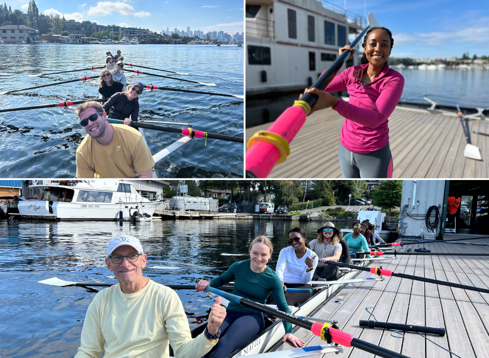 Faculty and residents hit the water for our 2024 Rowing Retreat on Lake Union.