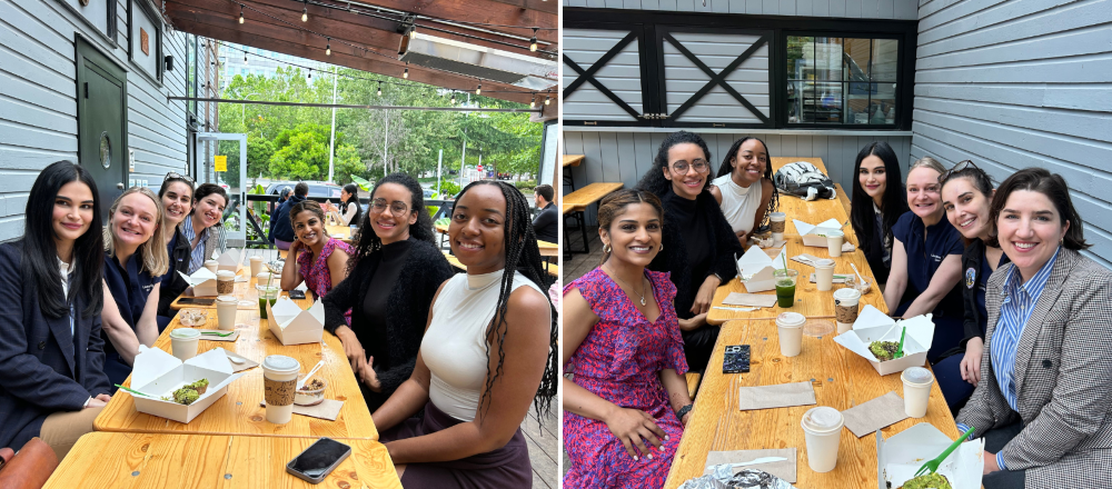 Incoming residents attend a welcome brunch with Residency Leadership Team, Chief Residents, and fellow trainees.