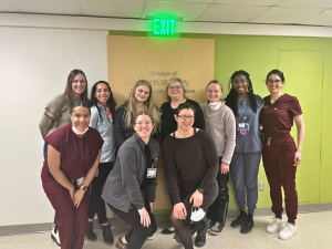 Residents and panelists at the HS Patient Panel on March 2, 2023.
