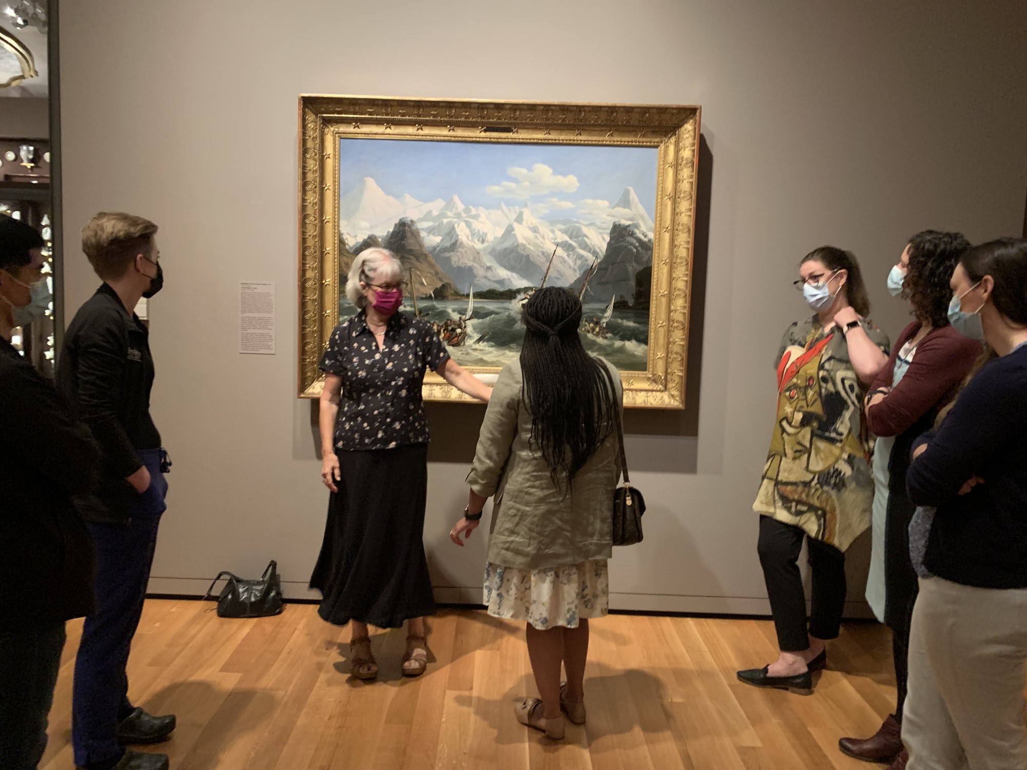 Students at seattle art museum