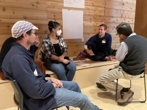 Members of the division brainstorm new ways to boost collaboration and communication.