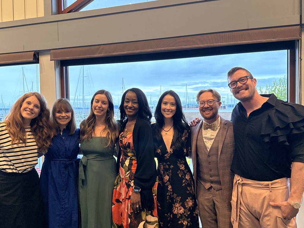 group smiling 