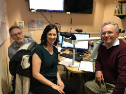 Drs. Evan George, Michi Shinohara & Zsolt Argenyi in the UWMC Dermpath signout room.