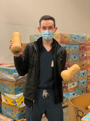 Chief Resident Dr. Vale squashing the packing quotas