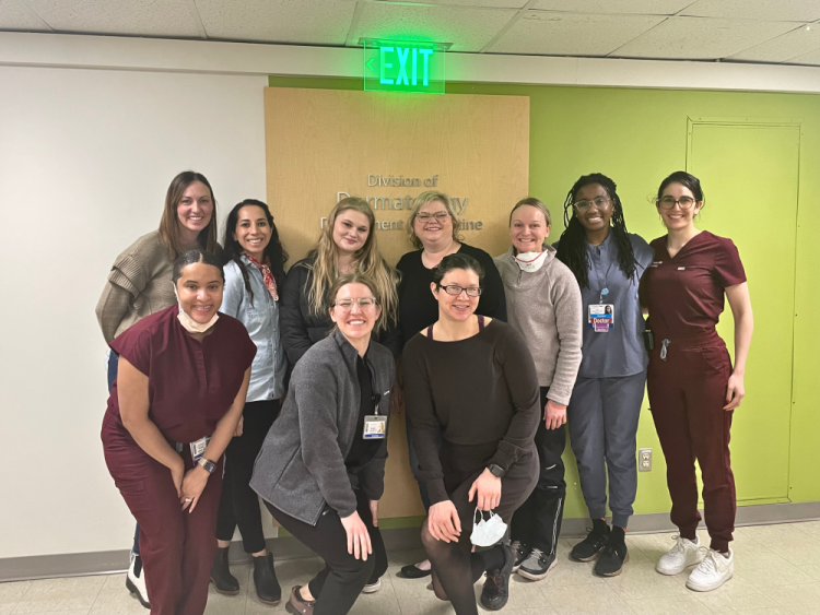 Residents and panelists at the HS Patient Panel on March 2, 2023.