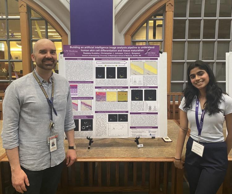 (l-r) Dr. Simpson, Reeteka Kudallur