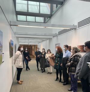 Humanities and the Arts Pathway Graduation and gallery opening on April 6, 2023.