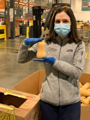 Resident Dr. Bonomo and a squat squash