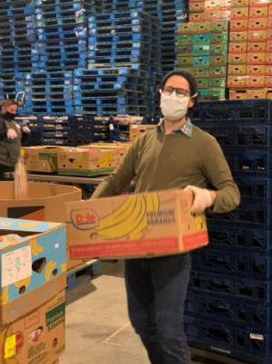 Resident Dr. Perin going bananas over the team's progress