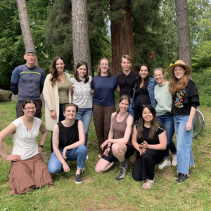 group photo of residents