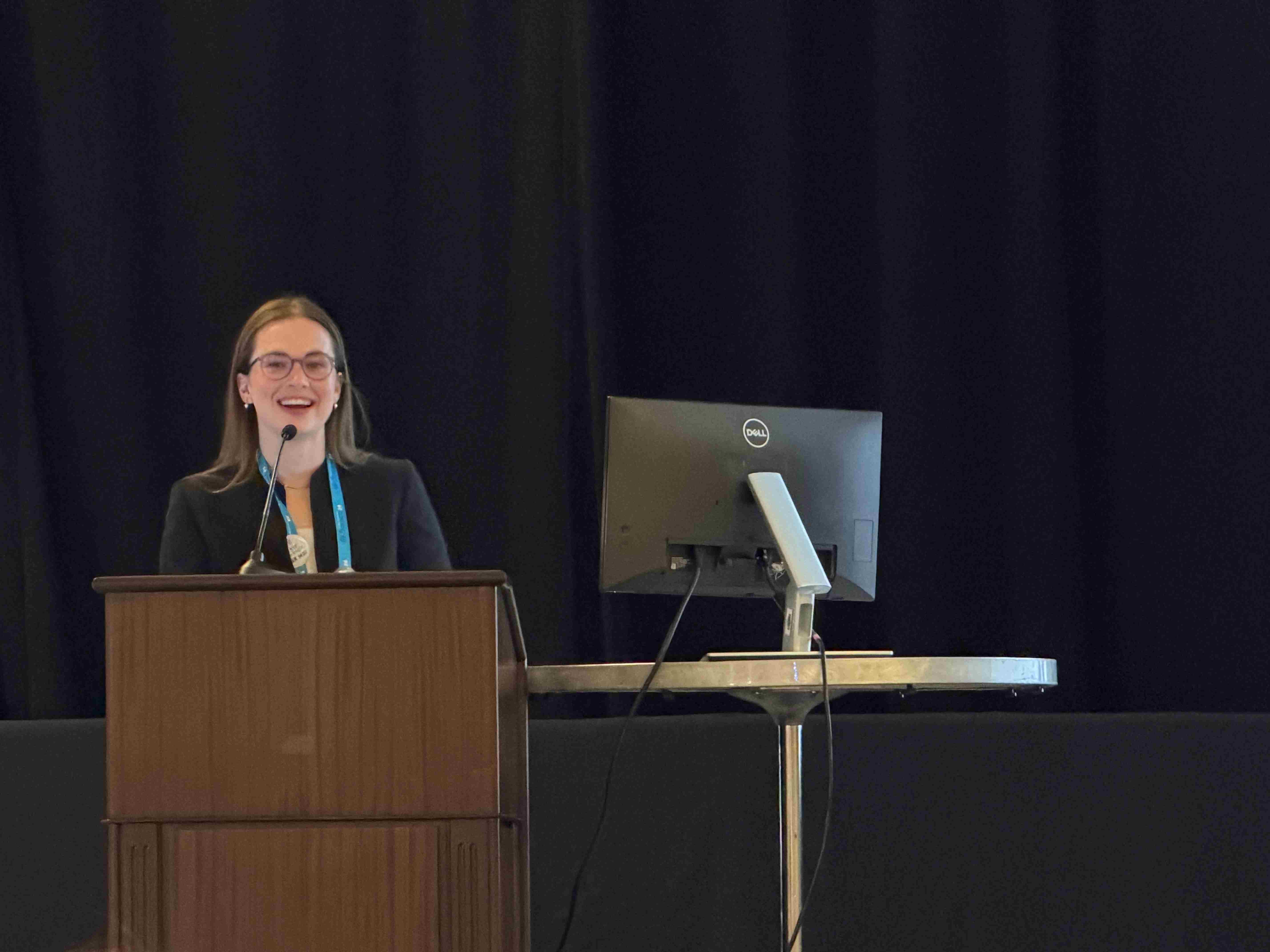 Jessica Ayers speaks at SID conference